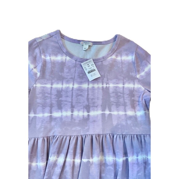 Crewcuts -Lavender Tie-Dye Girls Dress-Size 14 - Picture 3 of 3